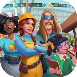 RollerCoaster Tycoon — Netflix — game art